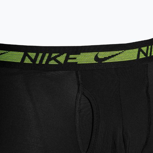 Vyriškos trumpikės Nike Dri-FIT Ultra Stretch Micro Trunk 3 poros black/volt/blue/red