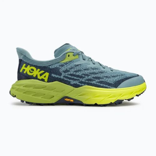 Vyriški bėgimo batai HOKA Speedgoat 5 stone blue/dark citron