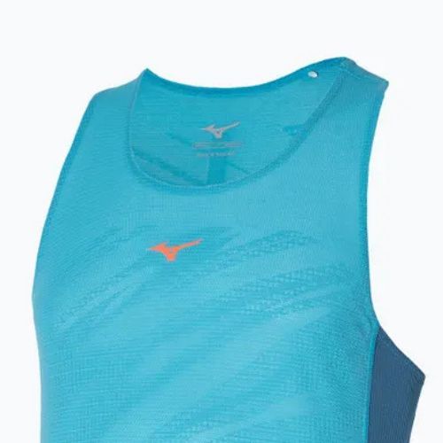 Vyriškas bėgimo marškinėlis Mizuno Aero Tank maui blue