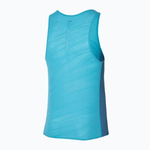 Vyriškas bėgimo marškinėlis Mizuno Aero Tank maui blue