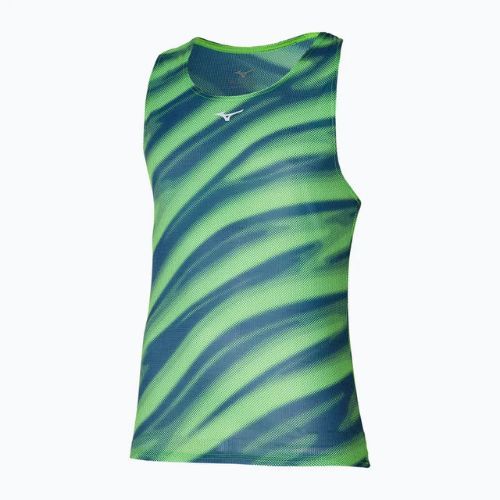 Vyriškas bėgimo marškinėlis Mizuno DAF Graphic Tank šviesiai žalias