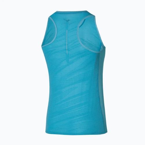 Moteriškas bėgimo marškinėlis Mizuno Aero Tank maui blue