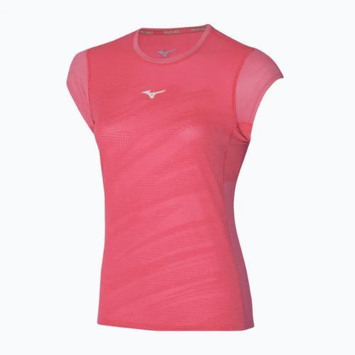 Moteriški bėgimo marškinėliai Mizuno Aero Tee sunkissed coral