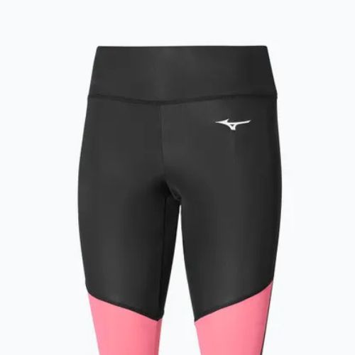 Moteriškos tamprės Mizuno Core Long Tight black/sangria sunset