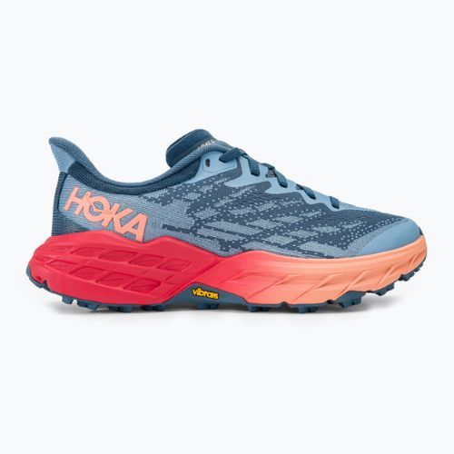 Moteriški bėgimo bateliai HOKA Speedgoat 5 real teal/papaya