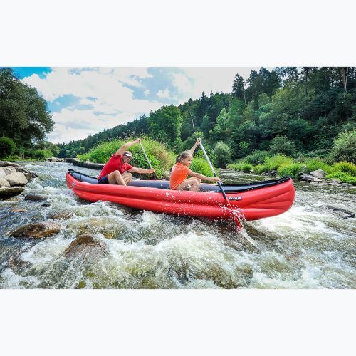 Trivietė pripučiama baidarė Gumotex Scout Standard red