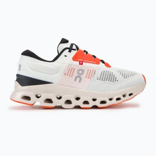 Moteriški bėgimo bateliai On Cloudstratus 3 undyed white/sand