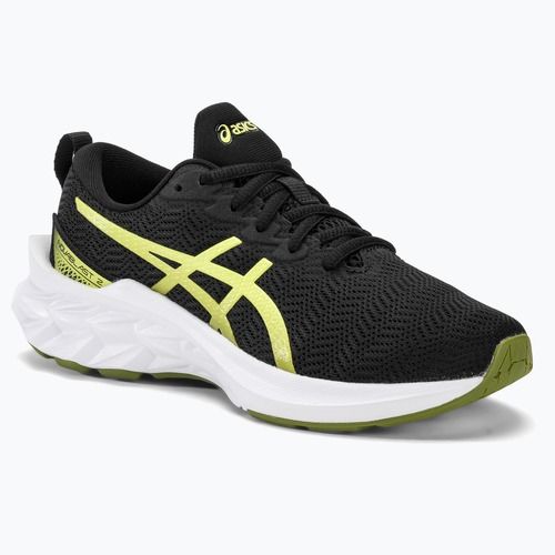 Vaikiški bėgimo bateliai ASICS Novablast 2 GS black/glow yellow