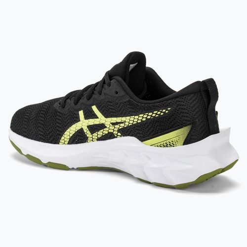 Vaikiški bėgimo bateliai ASICS Novablast 2 GS black/glow yellow