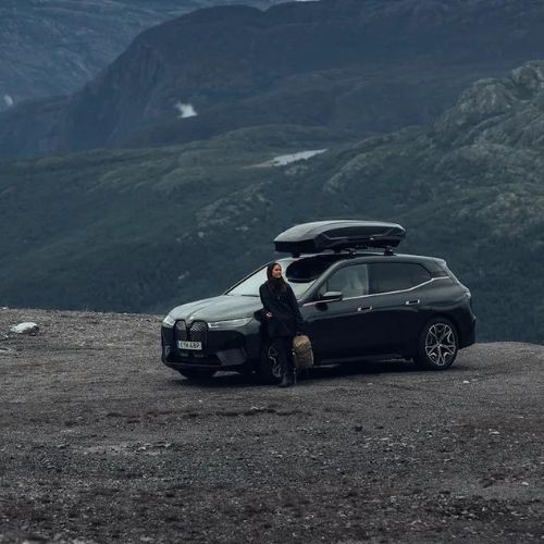 Stogo bagažinė Thule Motion 3 M black glossy