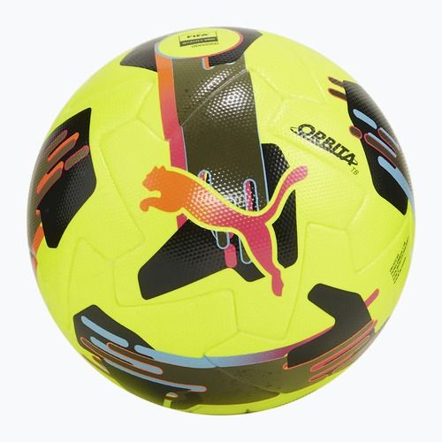 Futbolo kamuolys PUMA Orbita 1 TB FIFA Quality Pro lemon tonic/multicolor dydis 5