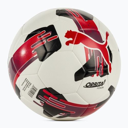 Futbolo kamuolys PUMA Orbita 5 Fusion puma white/puma red dydis 5