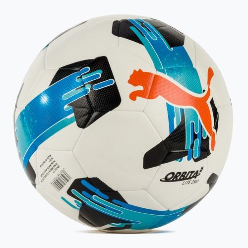 Futbolo kamuolys PUMA Orbita 5 Fusion Lite puma white/multicolor dydis 4