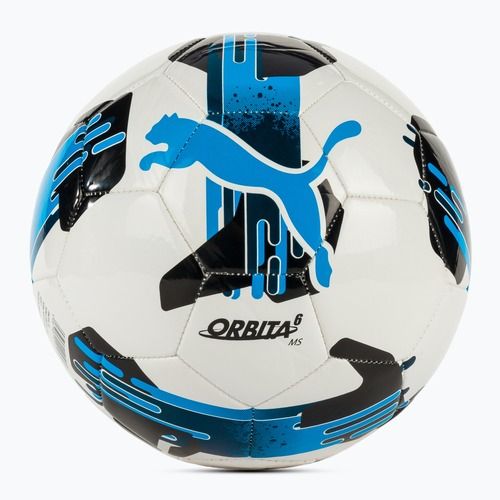 Futbolo kamuolys PUMA Orbita 6 MS puma white/ignite blue dydis 3