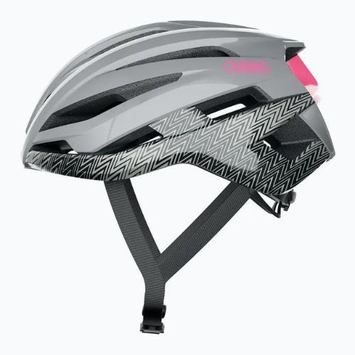 Dviračio šalmas ABUS StormChaser zigzag grey