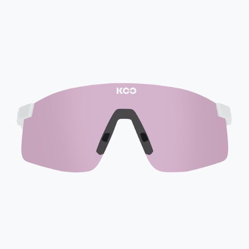 Akiniai nuo saulės Koo Nova white matt/photochromic pink