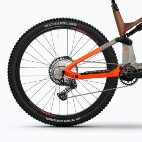 Elektrinis dviratis Haibike Lyke CF 10 430Wh leather/orange gloss