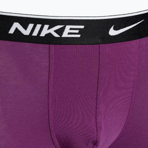 Vyriškos trumpikės Nike Everyday Cotton Stretch Trunk 3 poros green/violet/blue
