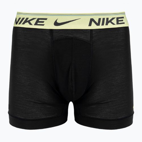 Vyriškos trumpikės Nike Dri-FIT Ultra Comfort Brief 3 poros black/yellow/fuxia