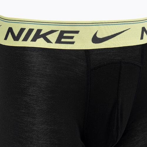 Vyriškos trumpikės Nike Dri-FIT Ultra Comfort Brief 3 poros black/yellow/fuxia