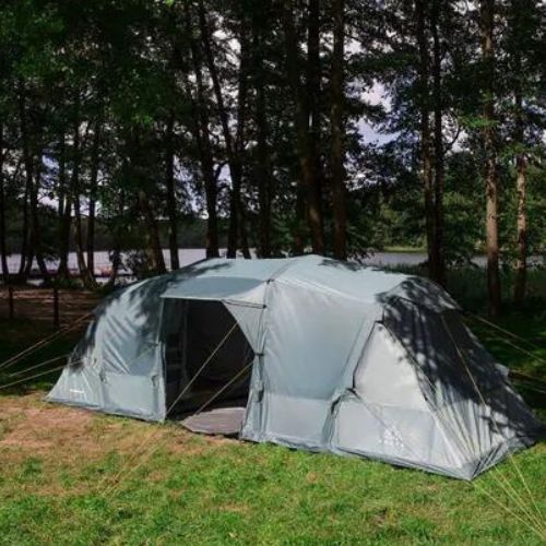 Pripučiamas šešių vietų stovyklavimo palapinė KADVA AIRcamp 6.33 žalia