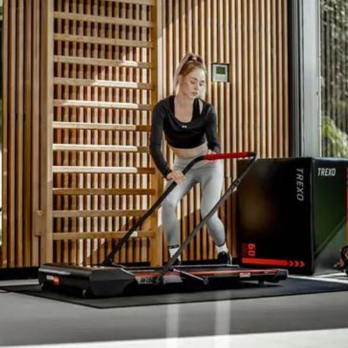 Elektrinis bėgimo takelis XTREXO Walking Pad W150 juodas