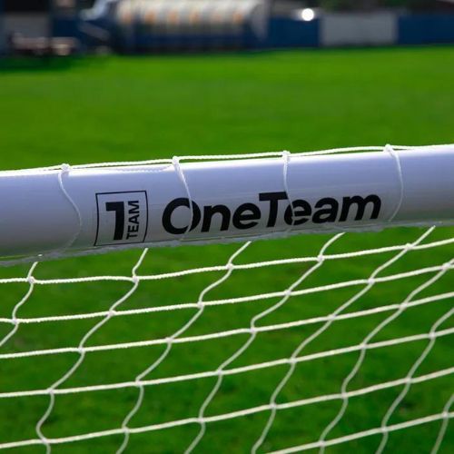 Futbolo vartai OneTeam PVC 244 x 150 cm balti