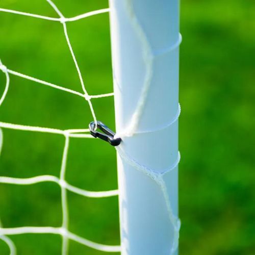 Futbolo vartai OneTeam PVC 244 x 150 cm balti