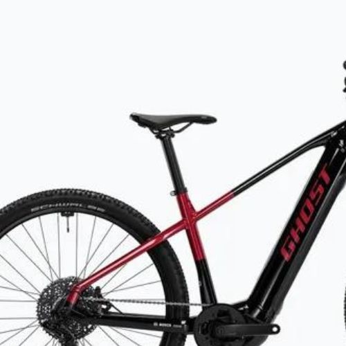 Elektrinis dviratis Ghost E-Teru Universal High 625Wh black/metalic rust red glossy