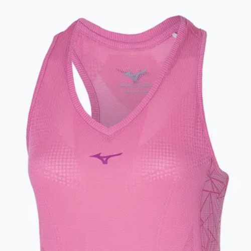 Moteriškas bėgimo tank topas Mizuno Aero Tank wildorchid