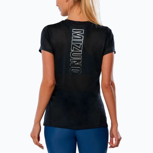Moteriški bėgimo marškinėliai Mizuno Core Graphic Tee black
