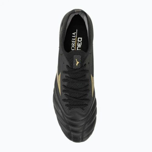 Vyriški futbolo batai Mizuno Morelia Neo IV Beta SG black/gold/black