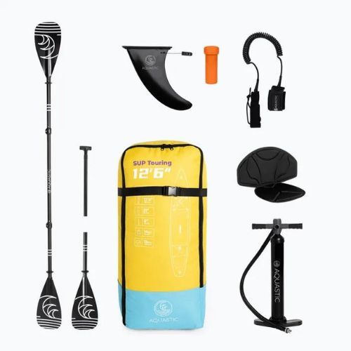 Lenta SUP AQUASTIC Touring 12'6" geltona