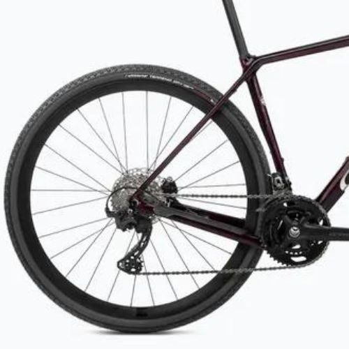Žvyro dviratis Orbea Terra M30 Team 2024 wine red carbon view