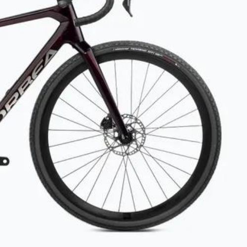 Žvyro dviratis Orbea Terra M30 Team 2024 wine red carbon view