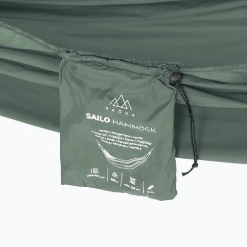 Turistinis hamakas KADVA Sailo Hammock itin lengvas žalias