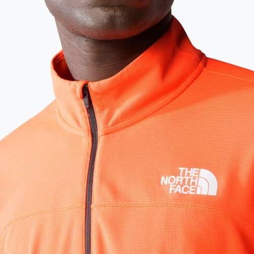 Vyriškas bėgimo džemperis The North Face Sunriser 1/4 Zip vivid flame