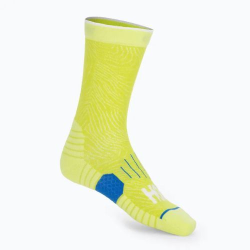 Bėgimo kojinės HOKA Crew Run Sock 3 poros diva blue/ice water/evening primrose