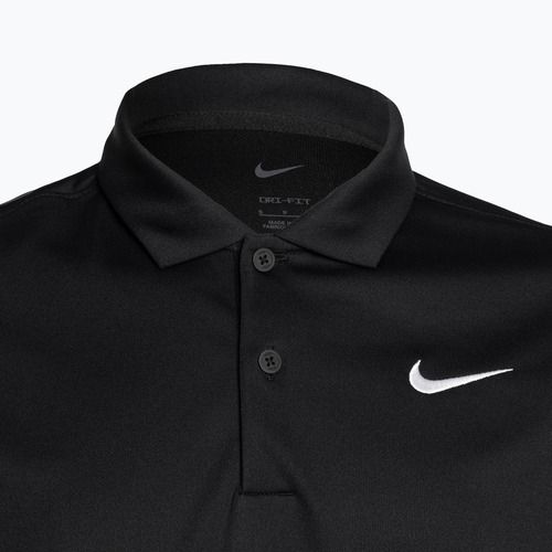 Vyriški teniso marškinėliai Nike Court Dri-Fit Polo Solid black/white