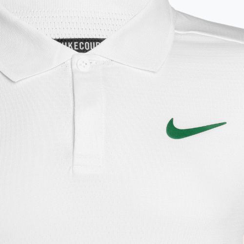 Vyrikški teniso polo marškinėliai Nike Court Dri-Fit Advantage Polo white/malchite