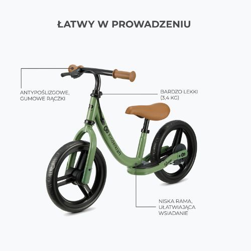 Kinderkraft krosinis dviratis Space green