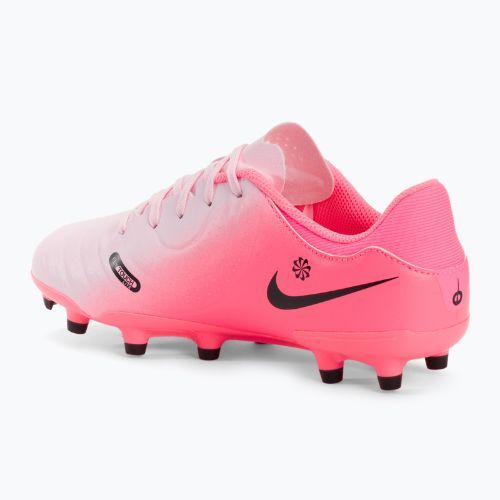 Vaikiški futbolo batai Nike Tiempo Emerald Legend 10 Academy FG/MG pink foam/black