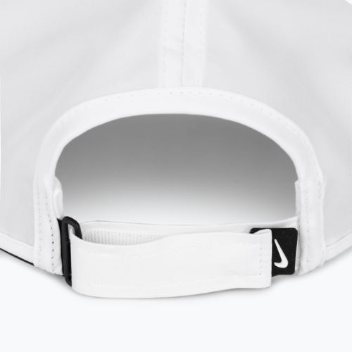 Kepuraitė su snapeliu Nike Dri-Fit Club Cap Unstructured Featherlight white/black