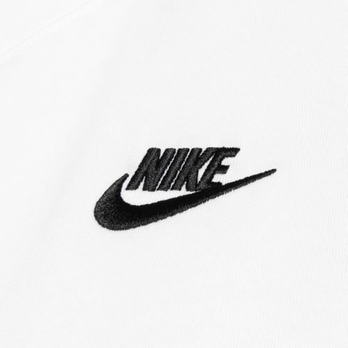 Moteriški marškinėliai Nike Sportswear Club Essentials white/black
