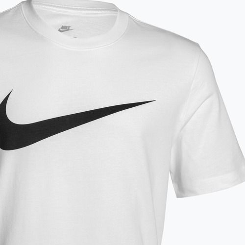 Vyriški marškinėliai Nike Sportswear Swoosh white/black