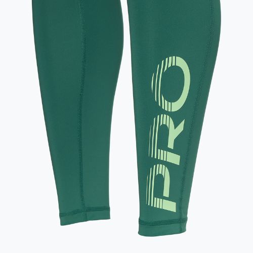 Moteriškos treniruočių tamprės Nike Pro Dri-FIT Mid-Rise 7/8 Graphic bicoastal/vapour green/white