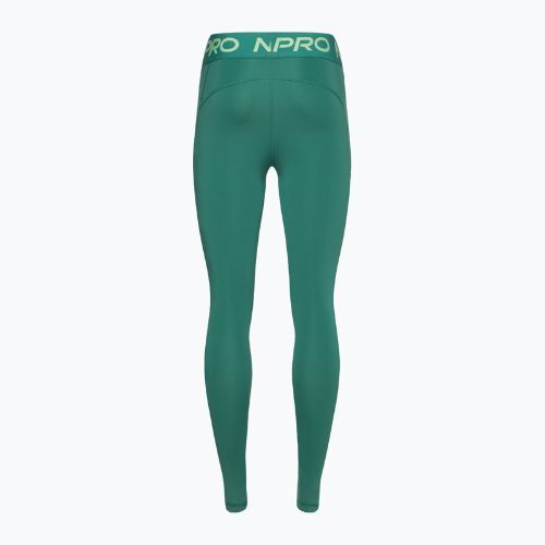 Moteriškos treniruočių tamprės Nike Pro Dri-FIT Mid-Rise 7/8 Graphic bicoastal/vapour green/white