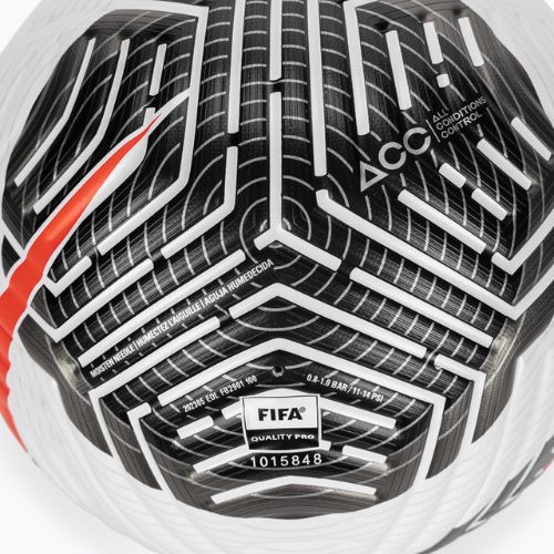 Futbolo kamuolys Nike Flight white/black/bright crimson dydis 5