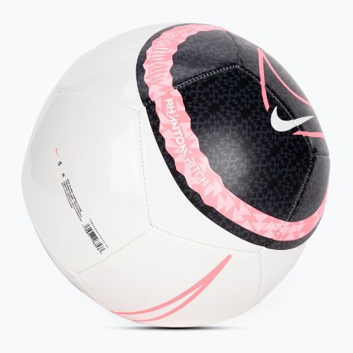 Futbolo kamuolys Nike Phantom white/black/sunset pulse dydis 5