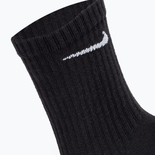 Kojinės Nike Everyday Cushioned Crew 3 poros black/white